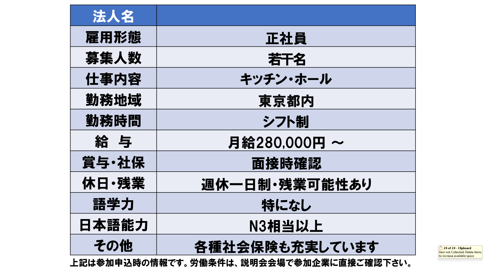 仕事、バイト、正社員